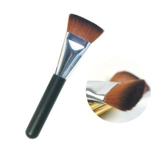 Wholesale-New flat make up brush set contour powder brush set repair face brush for foundation makeup brushes tools women eyebrow blush
