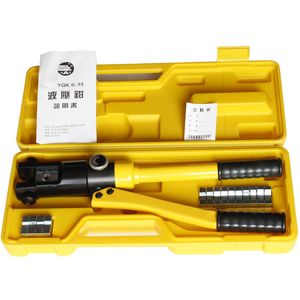 manual hydraulic crimping power tools cable terminal crimper copper and aluminum terminals max 120mm2 cold press clamp hydraulic pliers YQK-120