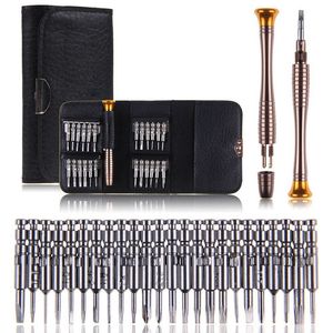 100pcs/original High Quality 25 in 1 Precision Screwdriver Wallet Set Repair Tools for Electronics PC