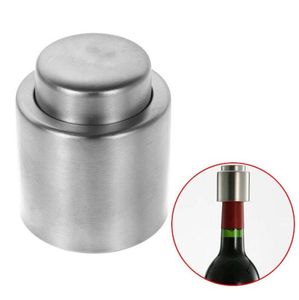 Stainless Steel Vacuum Sealed Red Wine Bottle Spout Liquor Flow Stopper Pour Cap Wine Bottle Stopper Oxygenating Bar Kitchen Tools