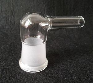 14mm 18 mm 19mm Glasdampfpeitsche Adapterinnen weiblich oder männlich 90 Grad großer Schlauch auf Lagerbestand