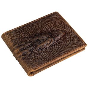 Fashion crocodile wallet leather purse Top Quality mens wallets male monederos money crazy horse purses designer
