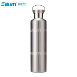 26oz (750ml) 스테인레스 스틸 물병, 비 절연 BPA 무료 누설 방지 단일 벽 스포츠 병 자전거, 주자, 등산객 용