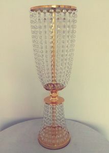80 cm de altura New! Mesa de casamento de ouro stands de flor / vaso de flor para peças centrais da mesa de casamento
