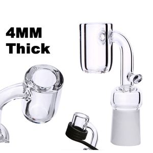 DHL Smoke 4mm tjock kemisk kvarts banger Enail Electronic Nail för 16mm / 20mm Spolvärmare Julglas Bongs