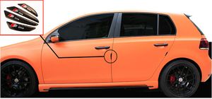 Auto Seitentür Schutz großhandel-Carbon Faser Auto Tür Seitenkantenschutz Schutz Guarder Aufkleber für AUDI A1 A3 A4 A5 A6 Q2 Q3 Q5 Q7 Car Styling