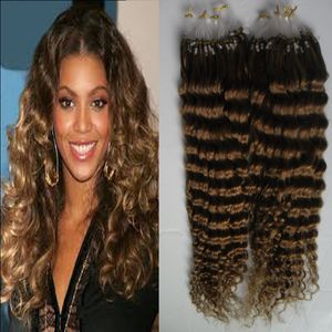Mongolian Kinky Curosa Hair Products 200s On Capsules Micro Loop Human Hair Extensions 200g Micro Loop Hair Extensions 1g Curly
