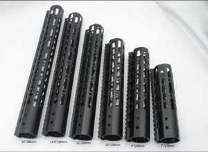 Protetor de mão Keymod de 7,9,10,12,13,5,15 polegadas de comprimento Flutuação livre Quad Rail Mounting System NSR AR-15 Hand Guard