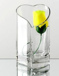 Vaso di vetro trasparente a cuore design della moda stile cuore design fai da te arredamento vaso di vetro decorazione del desktop decorazione della casa vaso