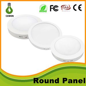 6W 12W 18W 24W Panel lights AC85-265v EX-Factory pricre surface Mounted Round Square led ceiling light warm/natural/cool white indoor lighting