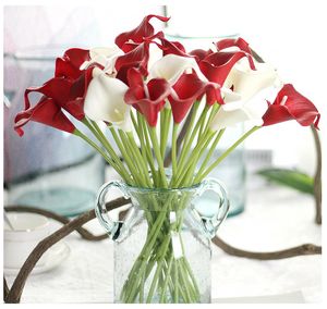 Wholesale calla lilies resale online - 13 Colors Vintage Artificial Flowers Calla Lily Bouquets CM inch for Bridal Wedding Bouquet DecorationThere