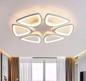 Modern Acryl Led Ceiling Light Dimmable Aluminum Chandelier Lighting for living room bedroom