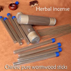 25g barrel chinese incense natural wormwood incense sticks herb expel insects clear air fragrance room