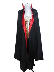 Anime enhetlig Castlevania vampyr dracula cosplay kostym