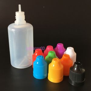 50 ml LDPE droppflaskor tomma plastpressbara ögon flytande behållare