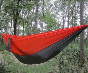 hot selling portable parachute travel camping hammock with tree straps garden kids toy hammock chair swing bed