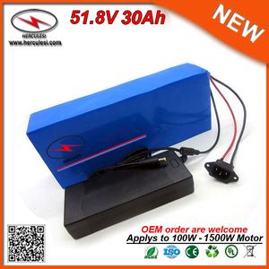 1500W Electric Bike Motor Mid 51.8V Giant Bicycle Lithium Battery Rechargeable 30Ah E-Bike Li Ion Battery Pack with 2A Charger