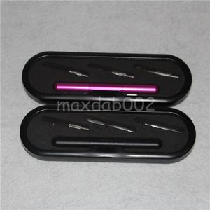 hand tools 3 in 1 Tin Kit Set with three types dabber caving tool for wax silicon bong silicone nectar