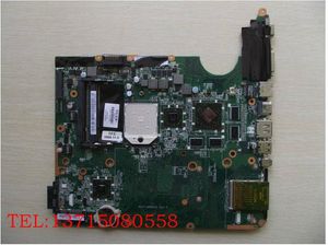 571187-001 para placa-mãe HP PAVILION DV6 DAUT1AMB6E0 placa-mãe DDR2 HD4530 / 1G com 8 VID de memória Totalmente testadoTransporte livre