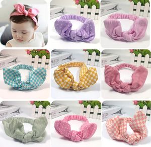 Mode Baumwolle Mädchen Baby Schleife Stirnband Turban Twist Head Wrap Twisted Knot Weiche Baumwolle Haarband Stirnbänder Bandanas dehnbares Haarband