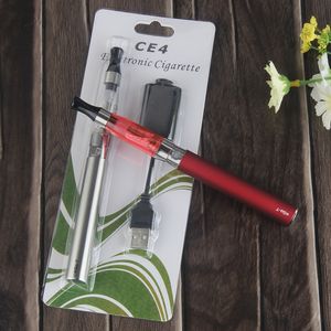 E 담배 CE4 Clearomizer Evod 기화기 Batery 자아 T CE4 1100mAh 900mAh 650mAh 블리스 터 팩 vape 펜 단일 스타터 키트