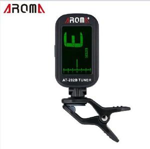 Wholesale ukulele musical instruments resale online - Aroma AT B Musical instruments LCD Digital chromatic guitar bass ukulele Guitar Tuner Guitar Parts Musical instrument accessories