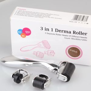 Fabrikspris Derma Roller Derma Skin Roller Microneedling DermaRoller Hem Använd Derma Roller Therapy Beauty Micro Needle Roller 1 mm