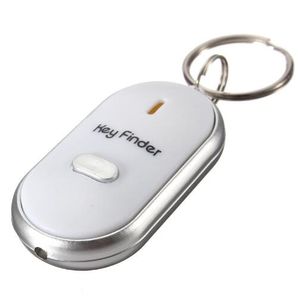 10pcs/lot Anti-Lost Finder Sensor Alarm Whistle Key Finder LED With 2 AG3 Batteries Safely Security