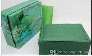 원래 시계 상자 종이 카드 지갑 BoxesCases 럭셔리 시계와 녹색 고급 시계 상자