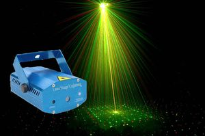 Portable 150mw Mini LED Projektor Laser Light Stage Lighting DJ Disco Party Bar Club med US UK EU AU Plug AC110-240V
