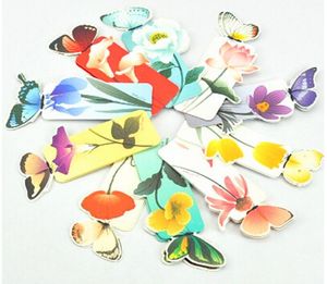 3D Butterfly Bookmark för vacker födelsedag Julklapp Book Mark Office School Tillbehör Utsökt brevpapper Bokmärken