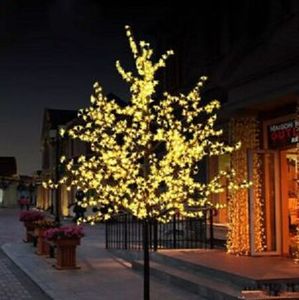 Artificial artificial Artificial LED Cereja Flor árvore noite luz ano novo Natal decoração de casamento luzes 80cm LED