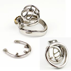 Stainless Steel Super Small Male Chastity Cage BDSM Sex Toys For Men Chastity Device 35mm Short Cage