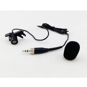 Microfono a condensatore cardioide stereo lavalier professionale da risvolto per trasmettitore Sennheiser Wireless BodyPack 3,5 mm con serratura