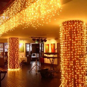 10m 100 lampadine a LED Luci a stringa lampada Matrimonio Casa Giardino Lampade da bar di Natale Decorazione LED Stringhe festive luci natalizie colorate