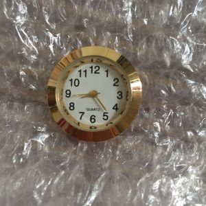 27.5mm insert clock Latest small Mini gold white arabi chinese movement for craft products