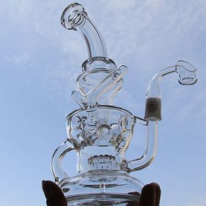 Ftk perfekt virvel fab ägg bong återvinning glas koncentrerade oljeriggar glasoljor dabbers 14mm fog