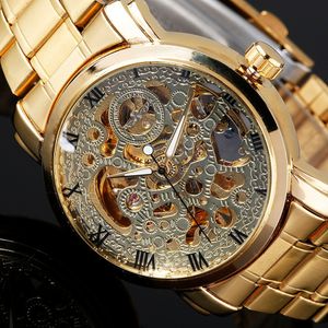 2024 Luxury Fashion Winner Brand Cool Men Automatic Mechanical Full Steel Auto Watches Business Wristwatch Clocks Relogio Masculino