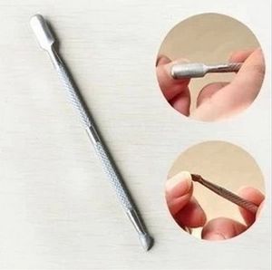 Strumento per la cura della pedicure del manicure del dispositivo di rimozione del cucchiaio dello spingi-unghie della cuticola dell'acciaio inossidabile # T701