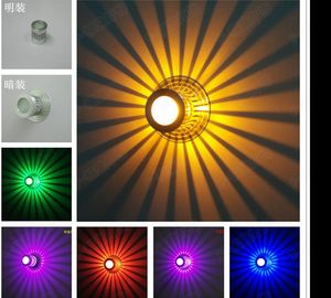Nowe pomysły LED Light Lights Wejściowe oświetlenie korytarza nowoczesne lampa sufitowa w salonie kolorowe oświetlenie 2PCS