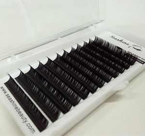 Egna märke Naturlig Svart Individuell Ögonfransar Förlängning Top Material Silke Gratis Frakt Falsk Eyelash Sets Drop Shipping