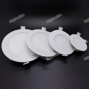 Ultra Thin Led Panel light 3w 4w 6w 9w 12w 15w 18w Round Ceiling Recessed Spot Light AC85-265V Painel lamp CE