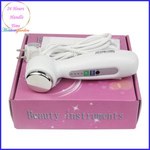 Ny handhållen ultraljud 1MHz Facial Massager Skinlyftning Dra åt skrynklig borttagning Acne Behandling Anti-Aging Beauty Device