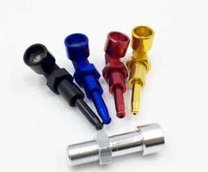 Portable small metal cigarette holder screw nut shaped free-style portable rugged art pipe