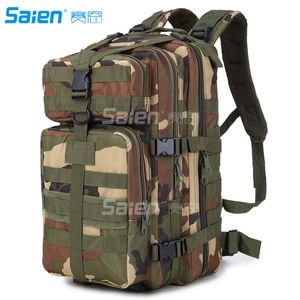 Taktisk ryggsäck, 35L Stora kapacitet Ryggsäckar 2 Day Army Assault Pack Gå väska för jakt, vandring, camping och andra utomhusaktiviteter