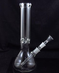 7mm dicker Becherboden Glas Wasserbong Pfeife Bubbler 13,5 Zoll für trockenes Kraut kostenloser Versand Großhandel YQ-98