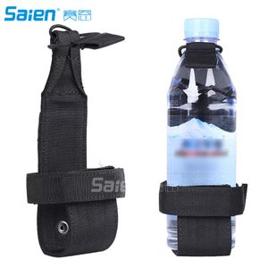 Vattenflaskahållare bälte taktisk molle flaska bärare för utomhus promenader springande vandring cykling