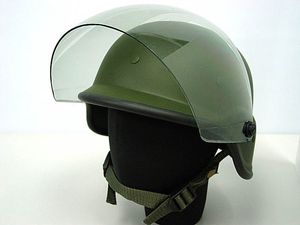 Airsoft Tactical Army SWAT M88 Helmet USMC Shooting Classic Protective PASGT Helmet Black/OD with Clear Visor