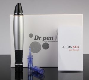 A1-C Dr. Pen Derma Pen Auto Microneedle System Adjustable Needle Lengths 0.25mm-3.0mm Electric DermaPen Stamp Auto Micro Needle Roller