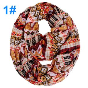 Infinity Scarf Chiffon Silk Muffler Collar Snoods Boa Kvinnor och Flickor Mode Dekorationer Höst Wrap Scarf Sjal Scarves Neckerchief